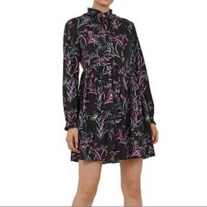 Ted Baker Black long sleeve mini dress